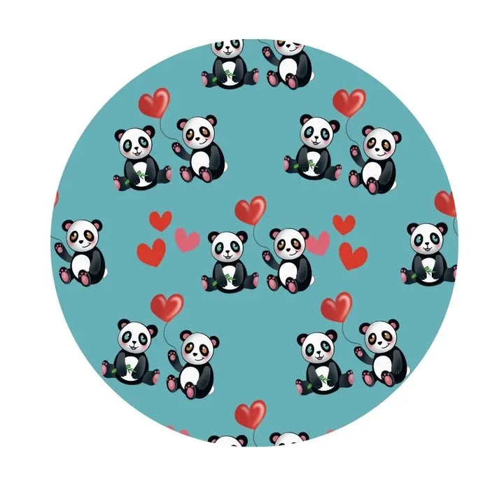 Panda and Hearts Lovey Pure Bambinos