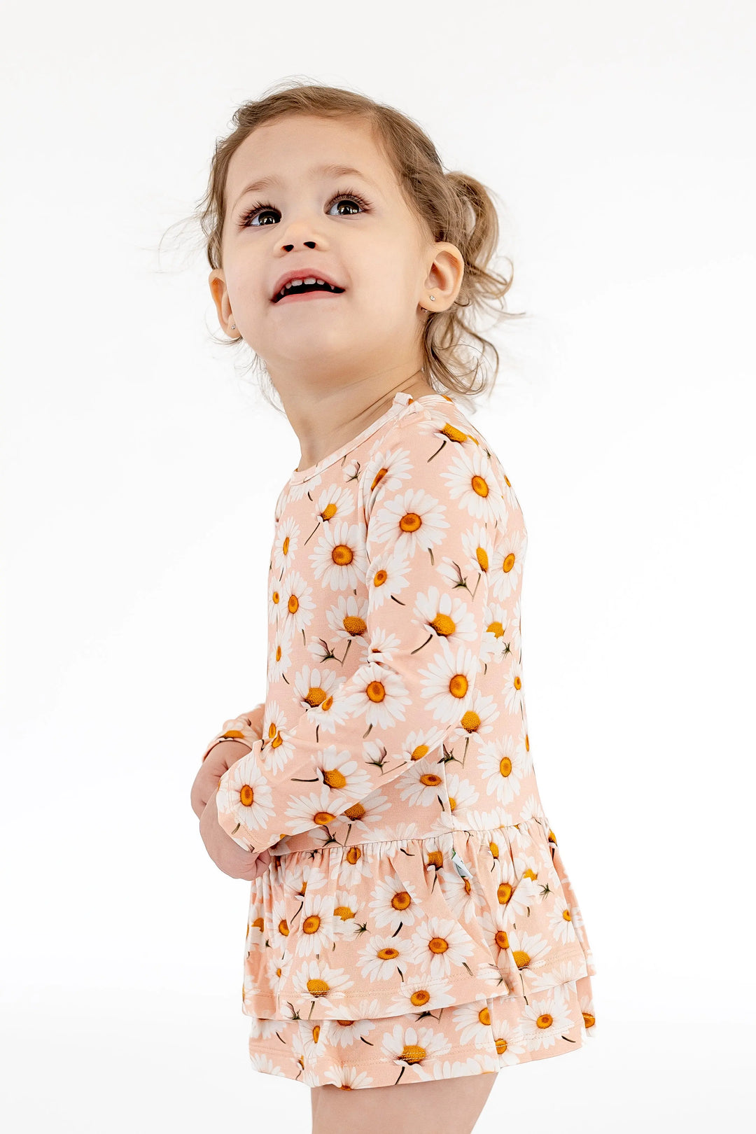 Daisy Long Sleeve Twirl Bodysuit - Pure Bambinos