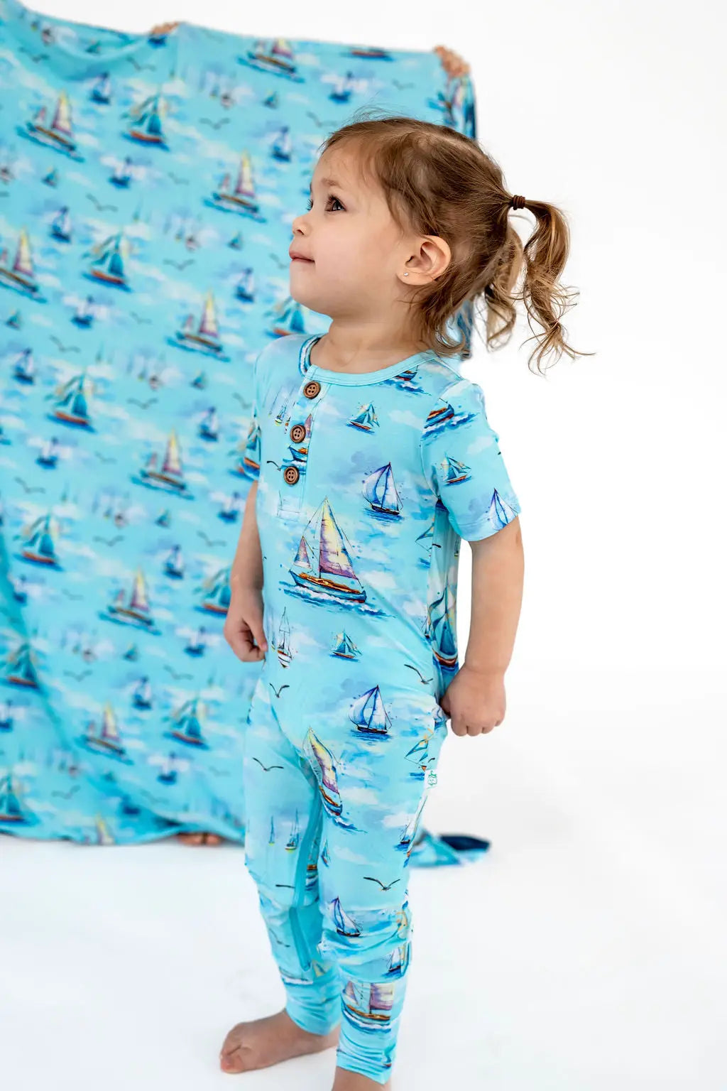 Sail Away Convertible Romper - Pure Bambinos