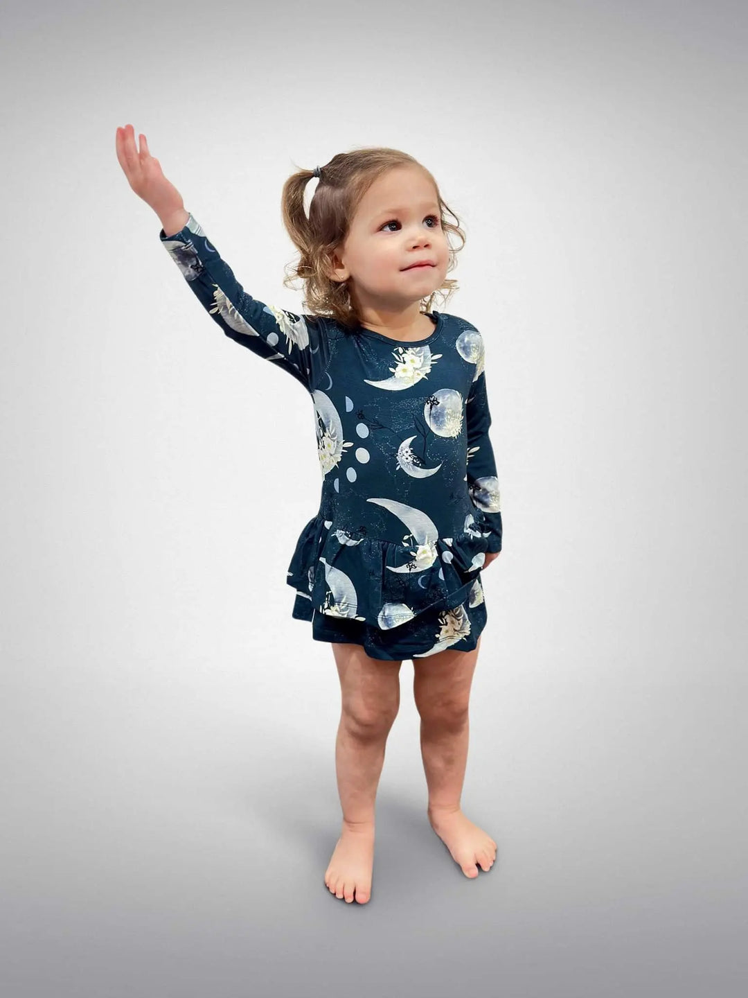 Boho Eclipse Long Sleeve Twirl Bodysuit - Pure Bambinos