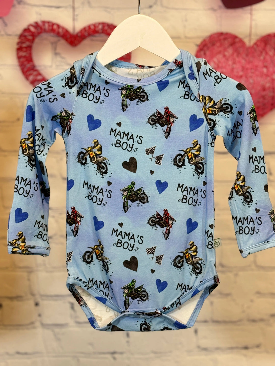 Mama's Boy Long Sleeve Bodysuit Pure Bambinos