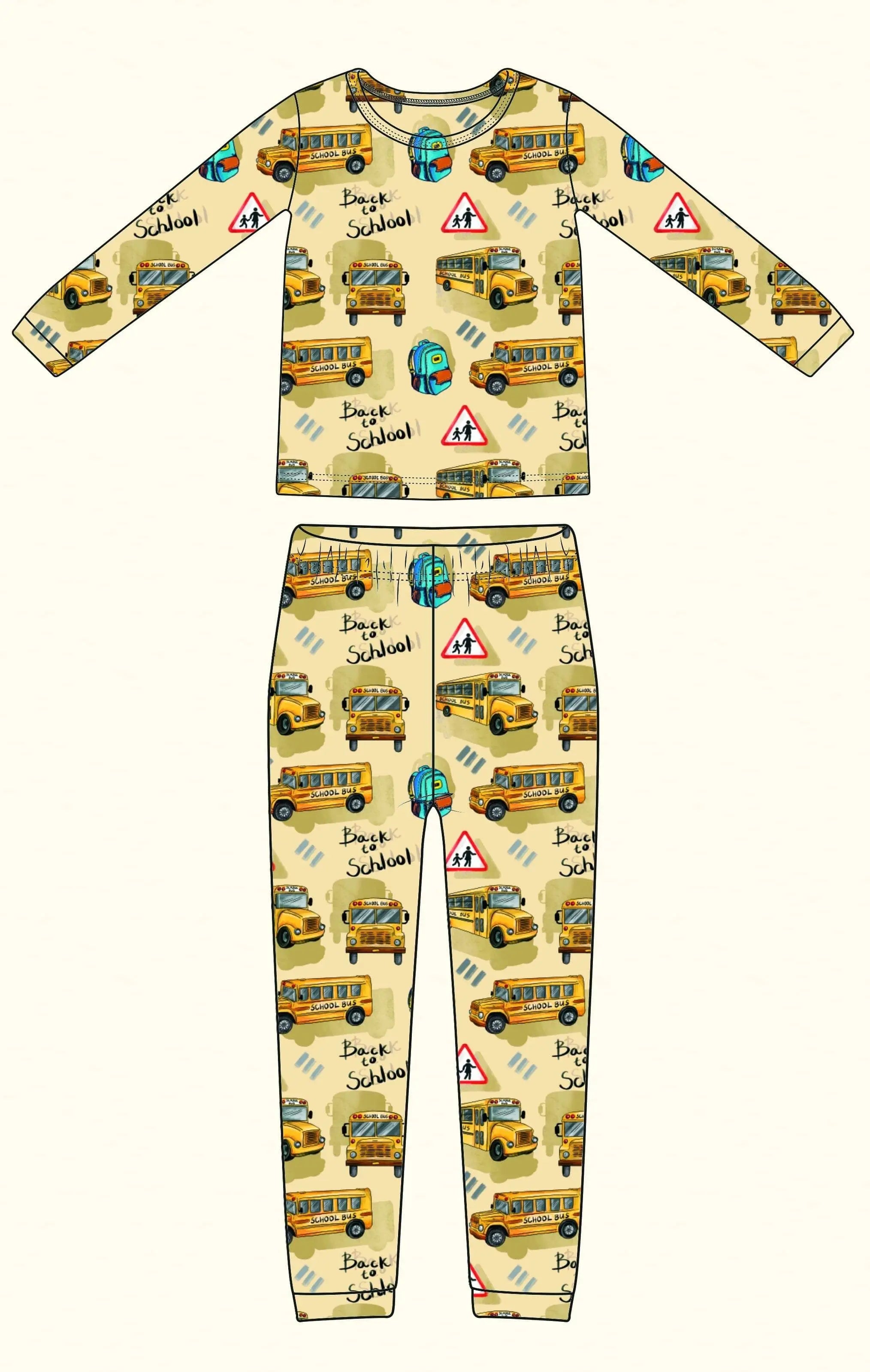 School Ride Pajama set