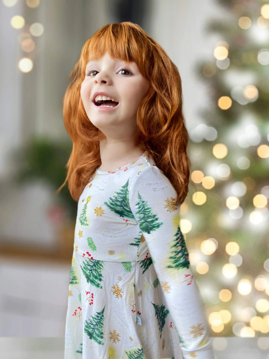 Christmas Trees Journey Dress Pure Bambinos