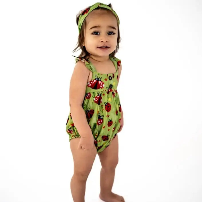 Ladybugs Bubble Romper - Pure Bambinos