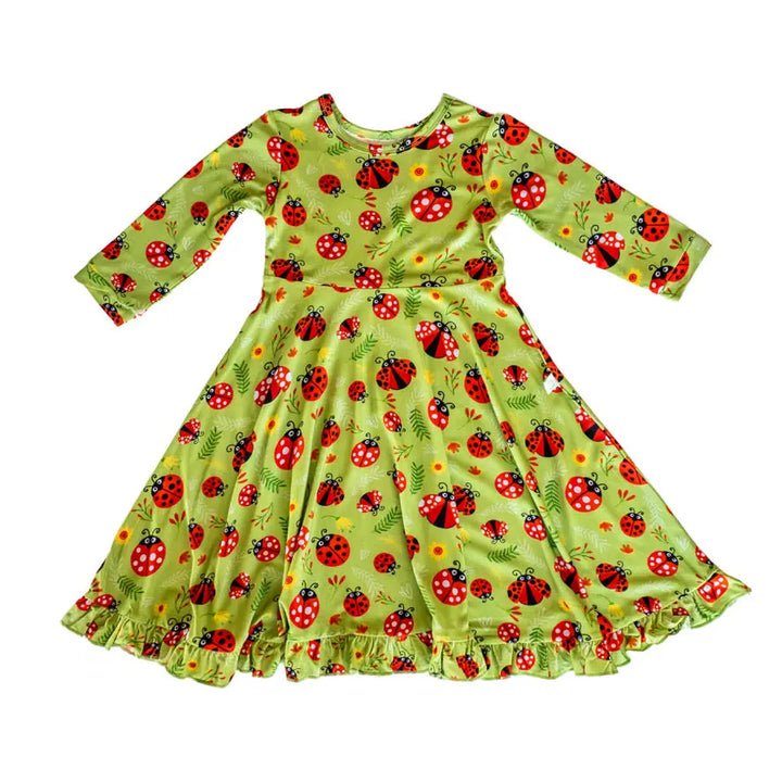 Ladybugs Journey Dress - Pure Bambinos