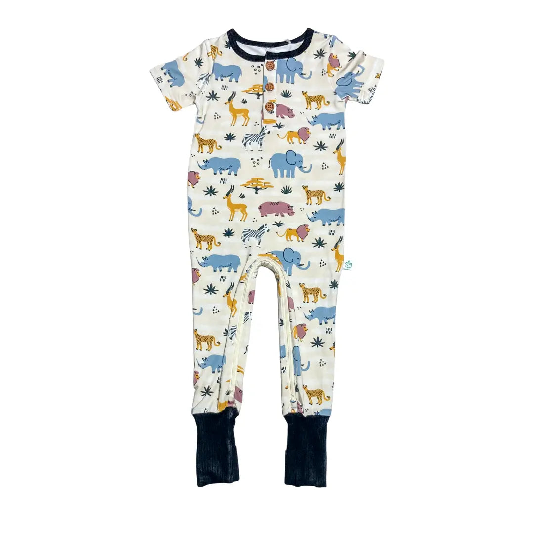 Safari Convertible Romper - Pure Bambinos
