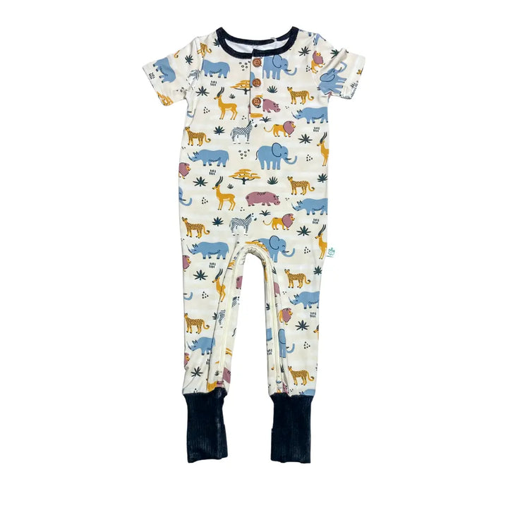 Safari Convertible Romper - Pure Bambinos