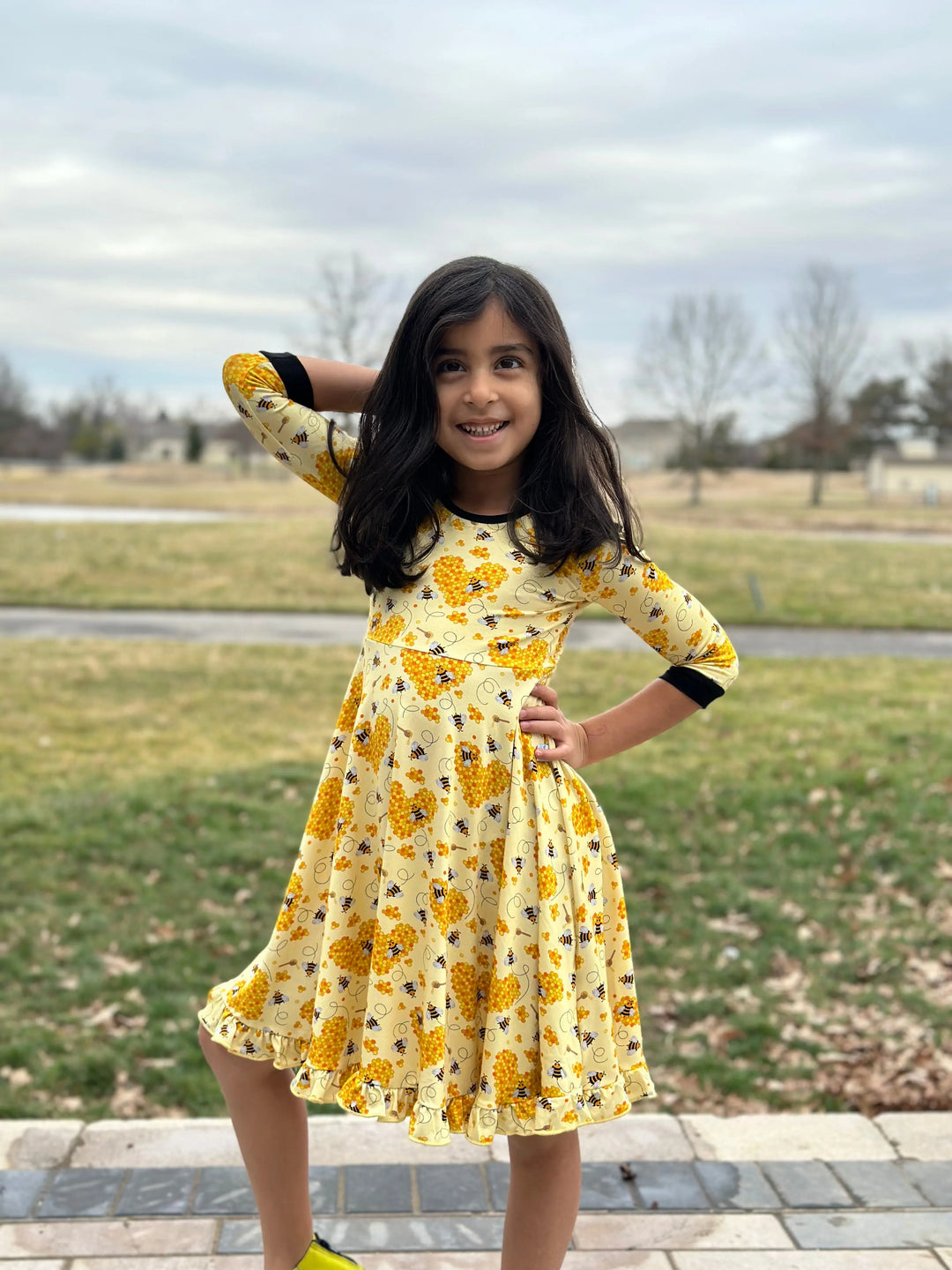 Bee Mine Journey Dress - Pure Bambinos