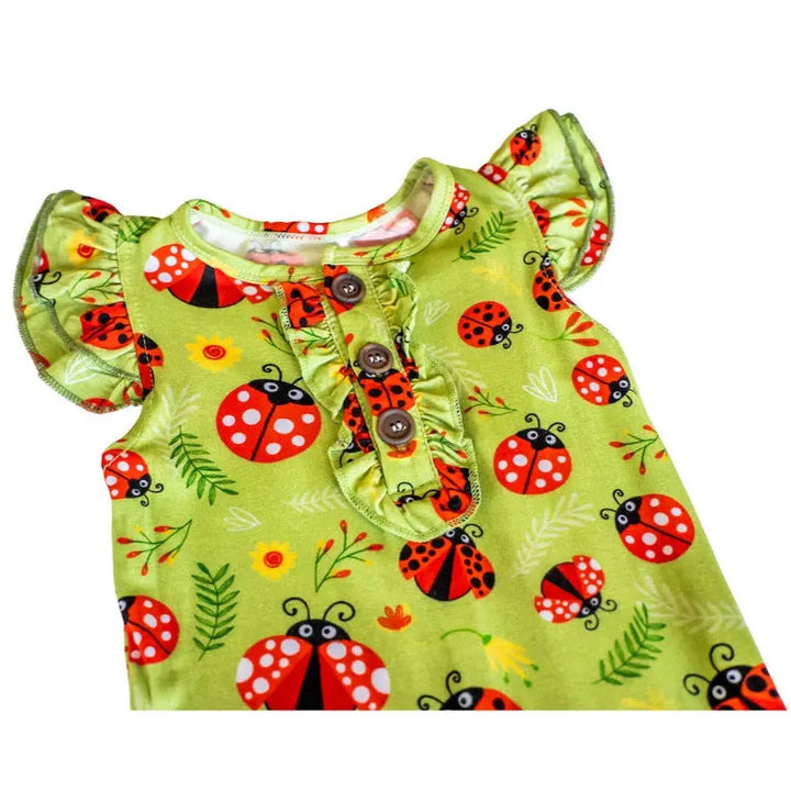 Ladybugs Romper - Pure Bambinos