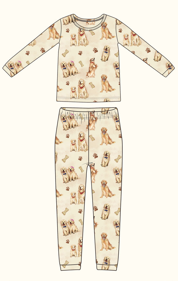 PREORDER Golden Retriever Pajama set - Pure Bambinos