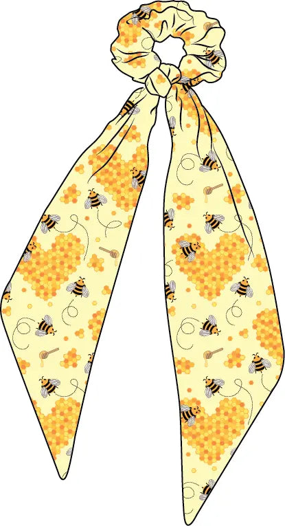 Bee Mine Scrunchy Scarf - Pure Bambinos