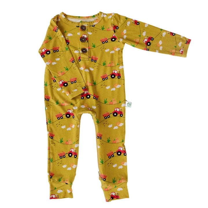 The one with the Tractor Romper - Pure Bambinos