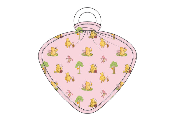 Pooh Bear pink Lovey - Pure Bambinos
