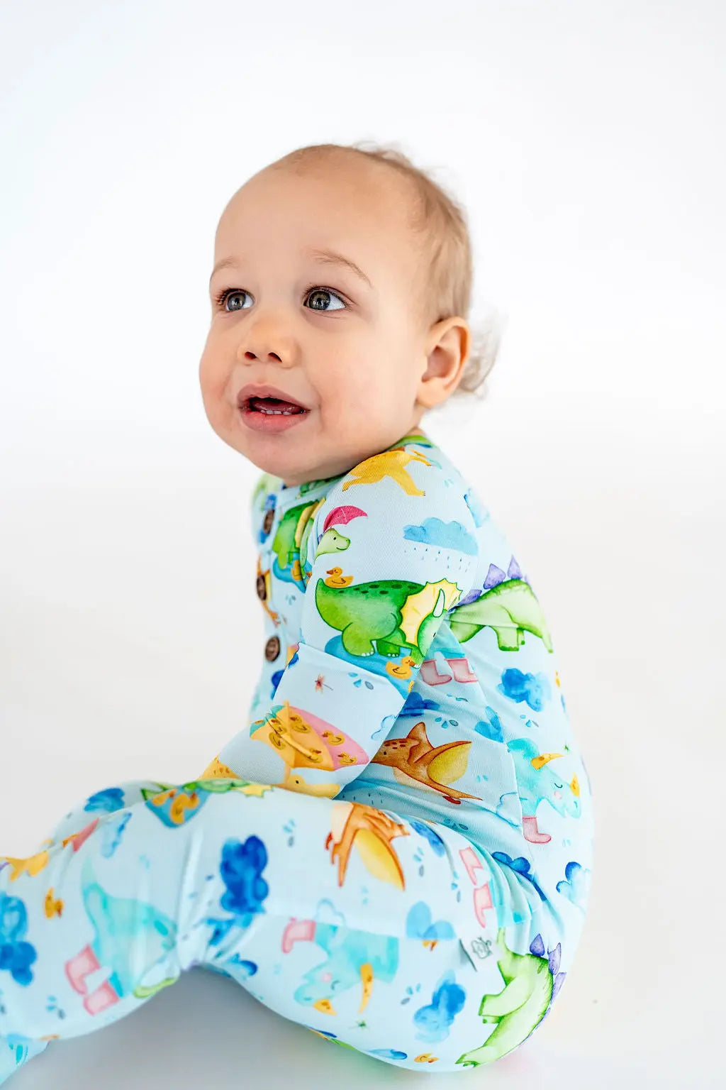 Dino Splash Convertible Romper - Pure Bambinos