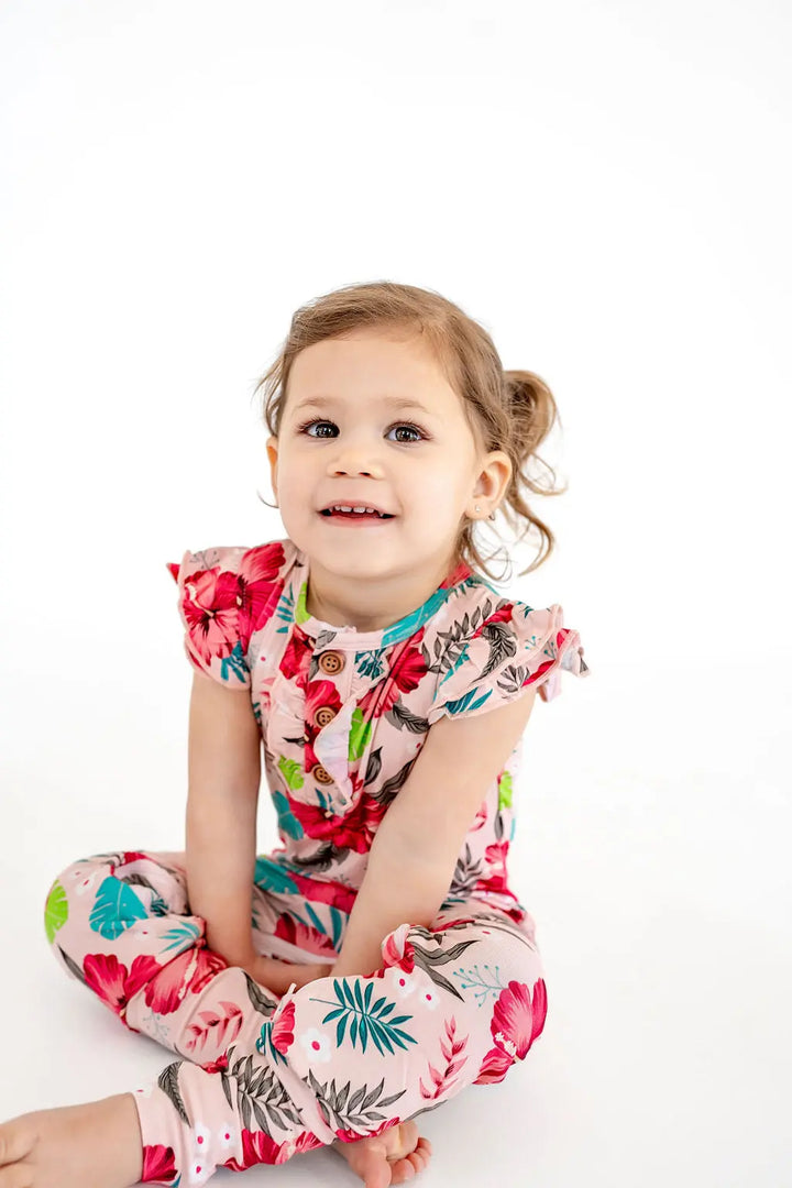 Aloha Convertible Romper - Pure Bambinos