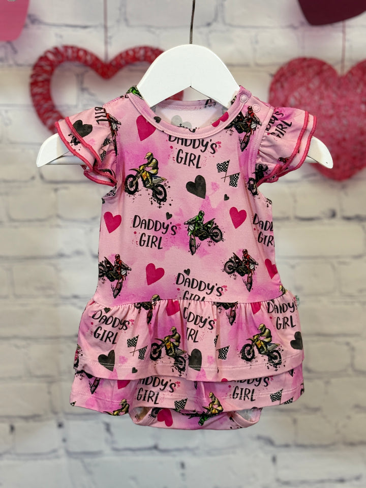 Daddy's Girl Twirl Bodysuit Dress