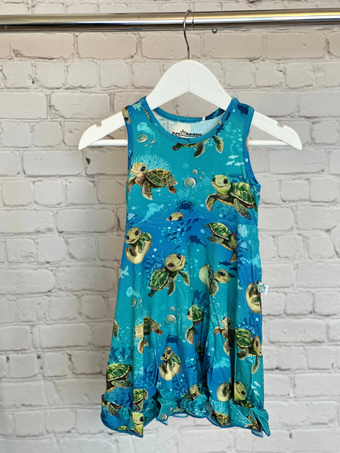 Sea Turtles Tank Journey Dress - Pure Bambinos