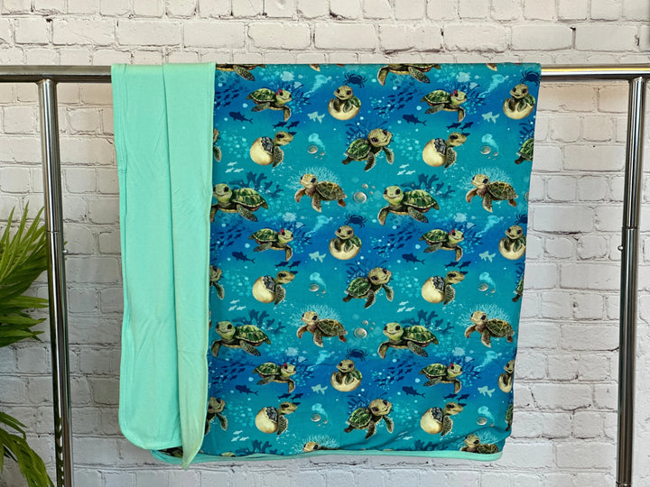 Sea Turtles Nani Blanket - Pure Bambinos