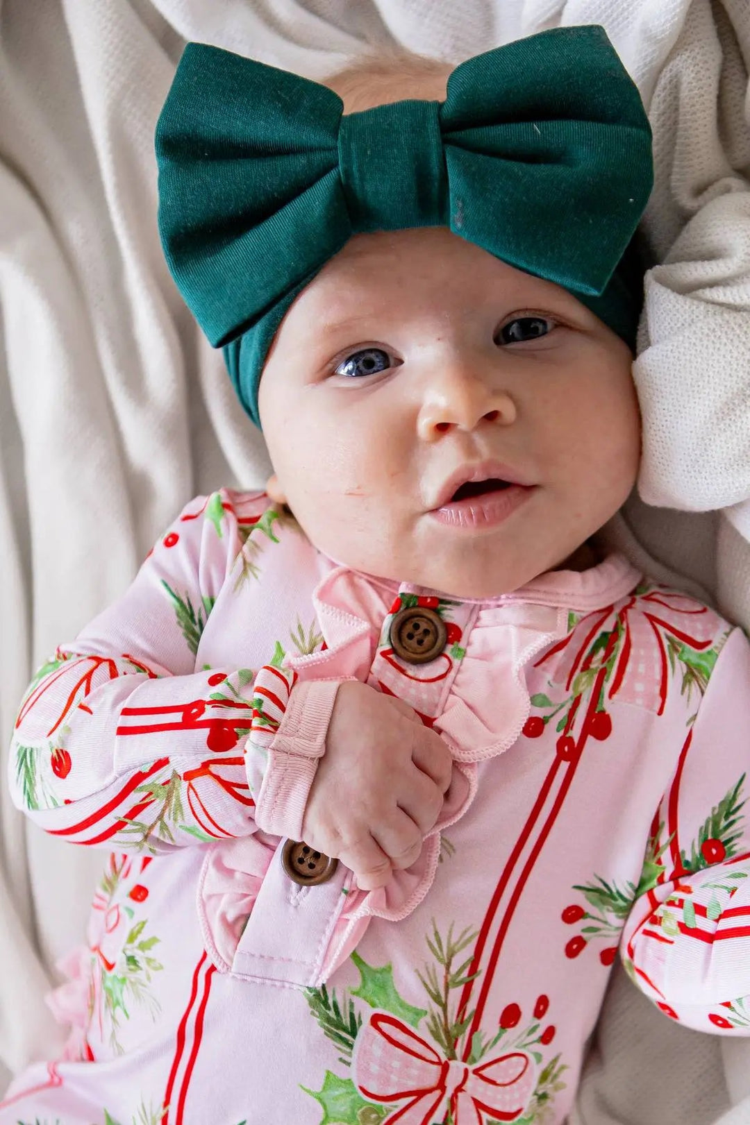 Christmas Bows Convertible Romper