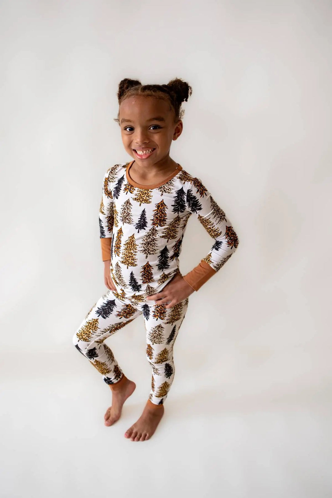 Cheetah Trees Pajama set