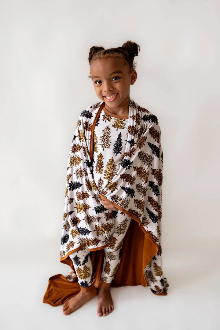 Cheetah Trees Nani Blanket