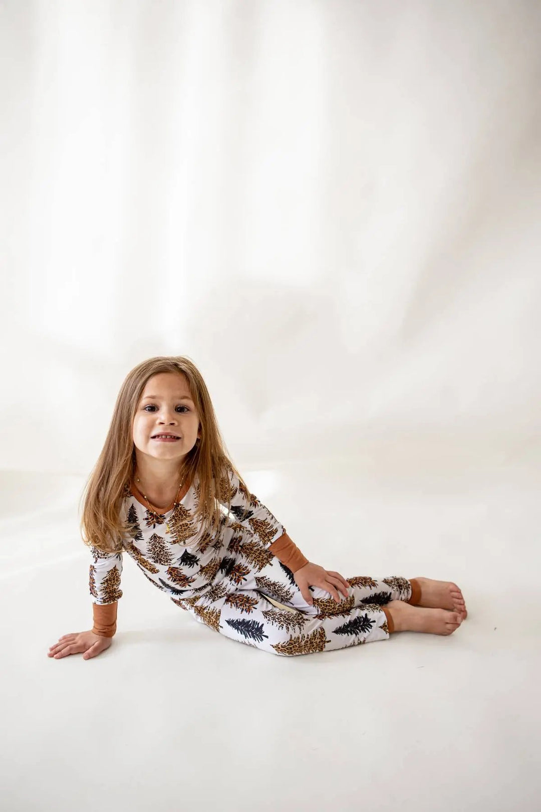 Cheetah Trees Pajama set