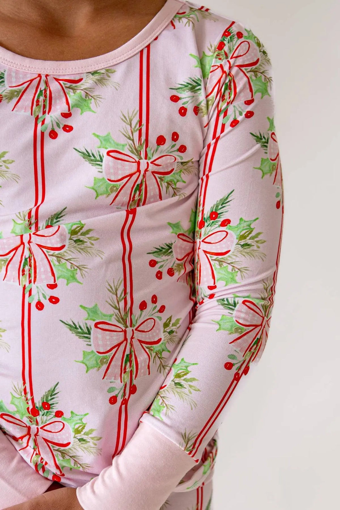 Christmas Bows Pajama set
