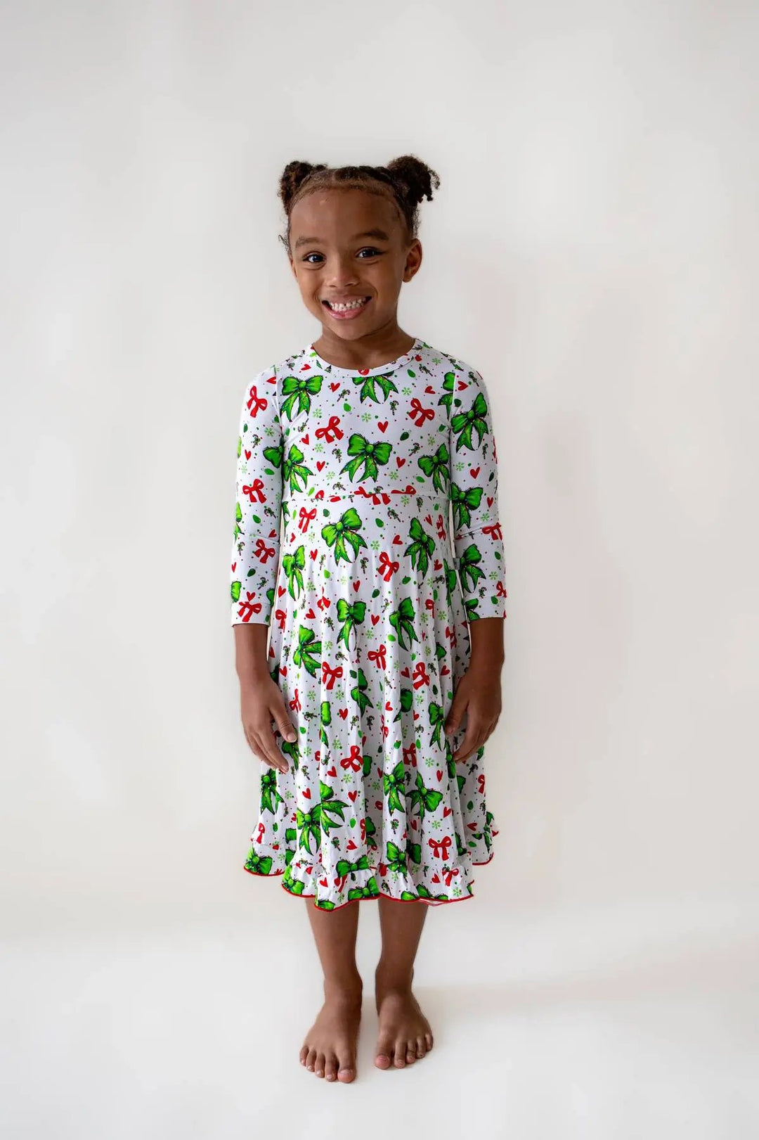 Mean One Bows Twirl Dress