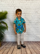 Sea Turtle Polo Shirt - Pure Bambinos