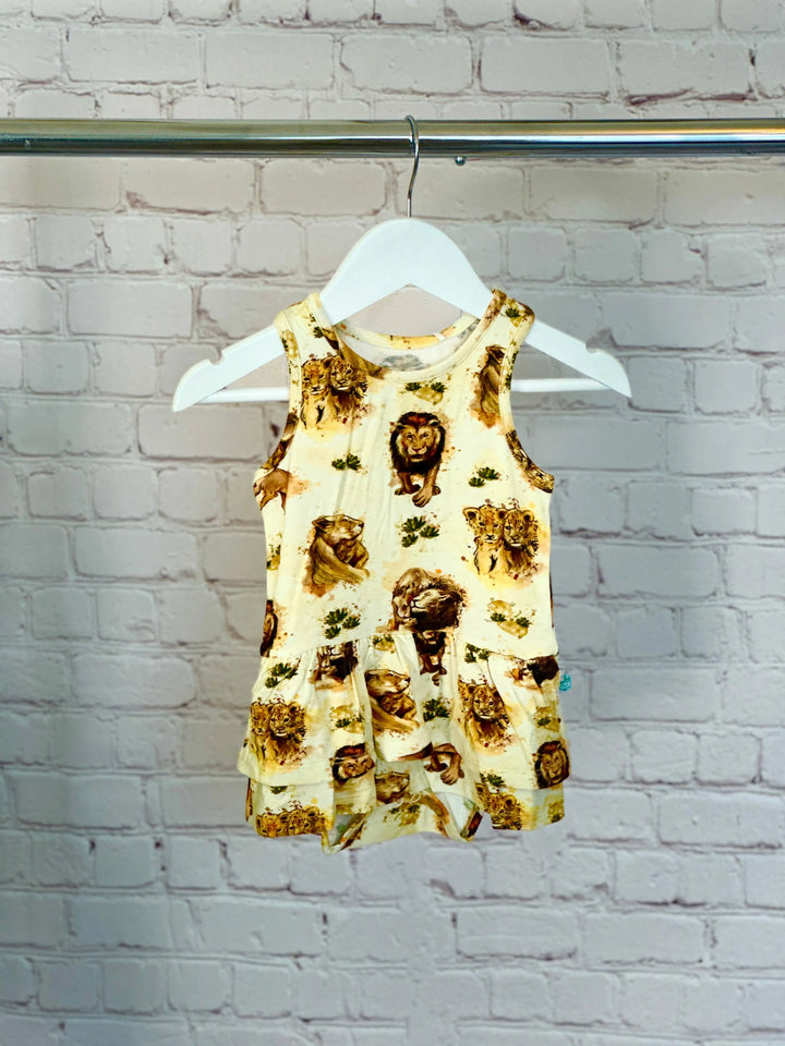 Lions Tank Twirl Bodysuit - Pure Bambinos