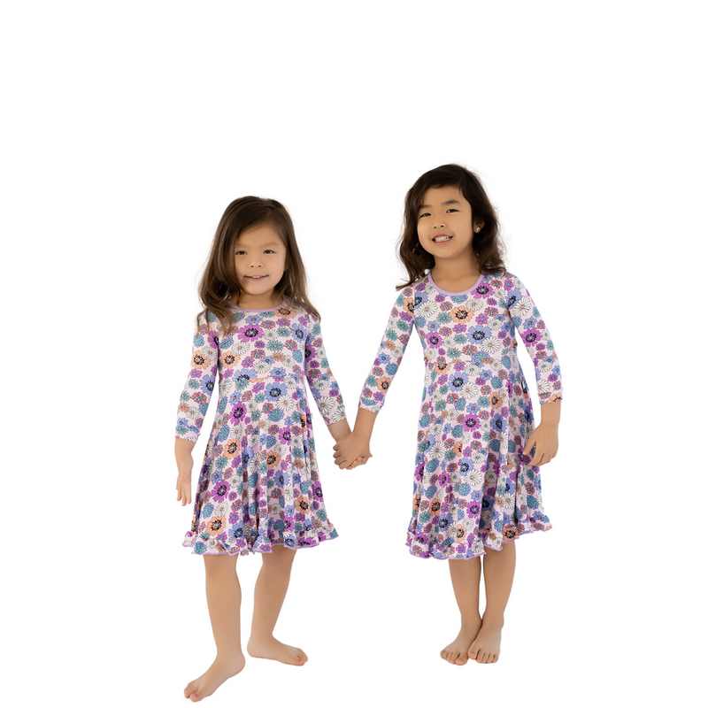 Violet Journey Dress - Pure Bambinos