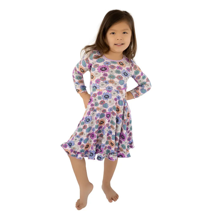 Violet Journey Dress - Pure Bambinos