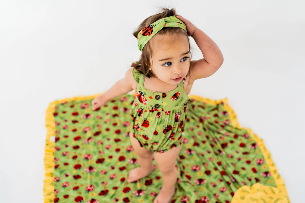 Ladybugs Knotted Headband - Pure Bambinos