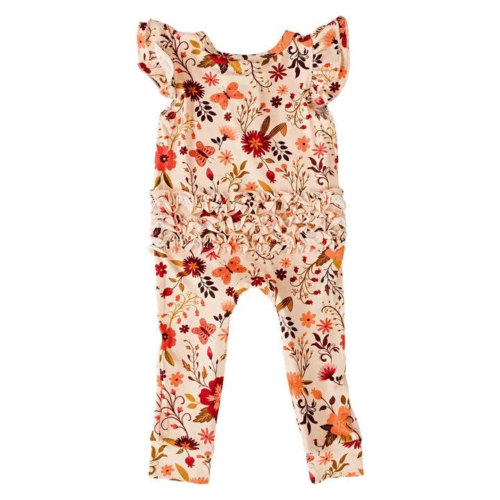 The one with Autumn Ruffle Romper - Pure Bambinos