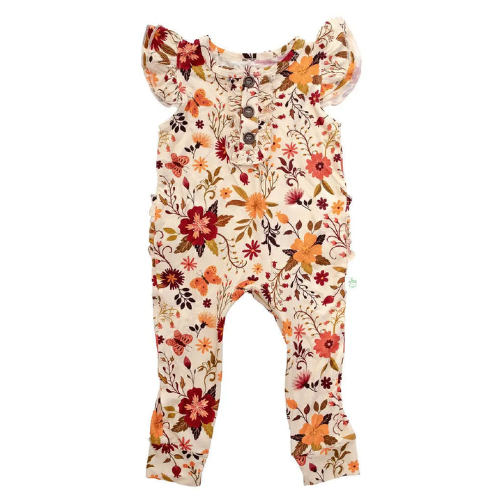 The one with Autumn Ruffle Romper - Pure Bambinos