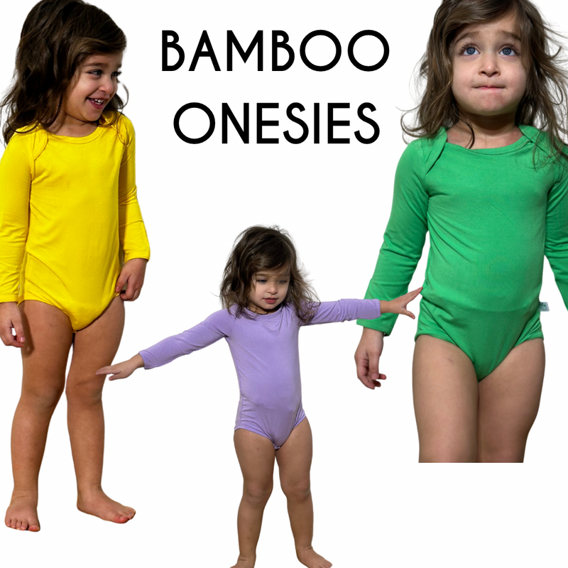 Bundle 3 Long Sleeve Bodysuits - Pure Bambinos