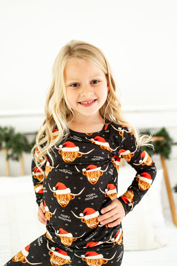 Mooey Christmas Pajama set - Pure Bambinos