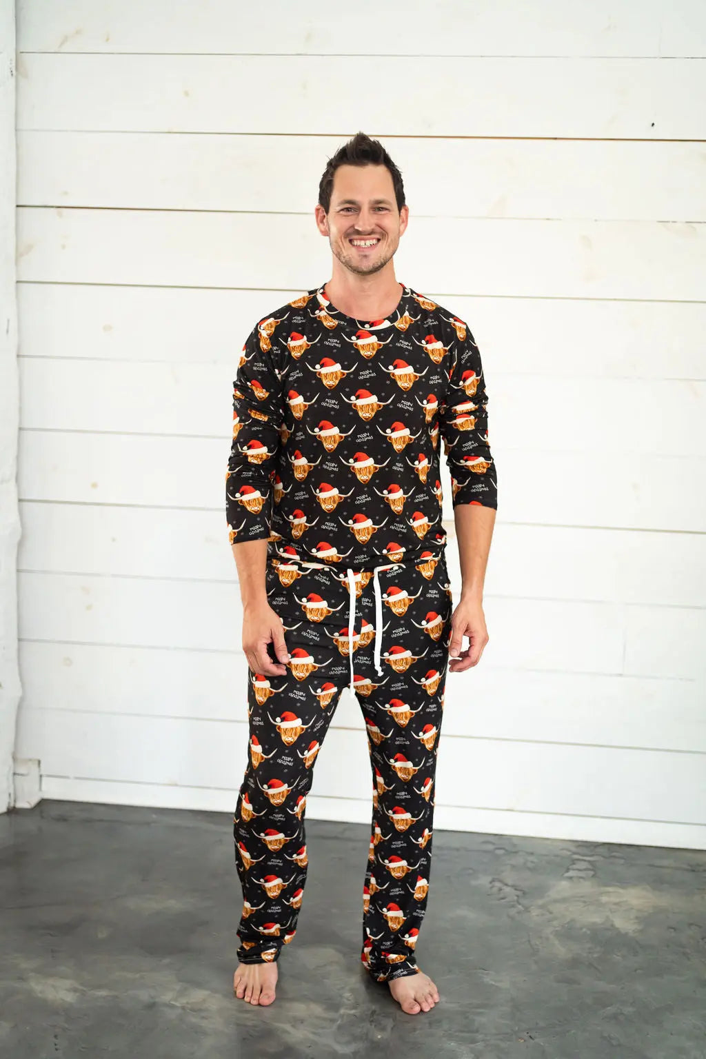 Mooey Christmas Men Pajama Set - Pure Bambinos