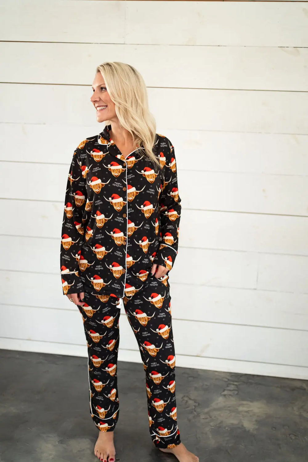 Mooey Christmas Women Pajama Set - Pure Bambinos