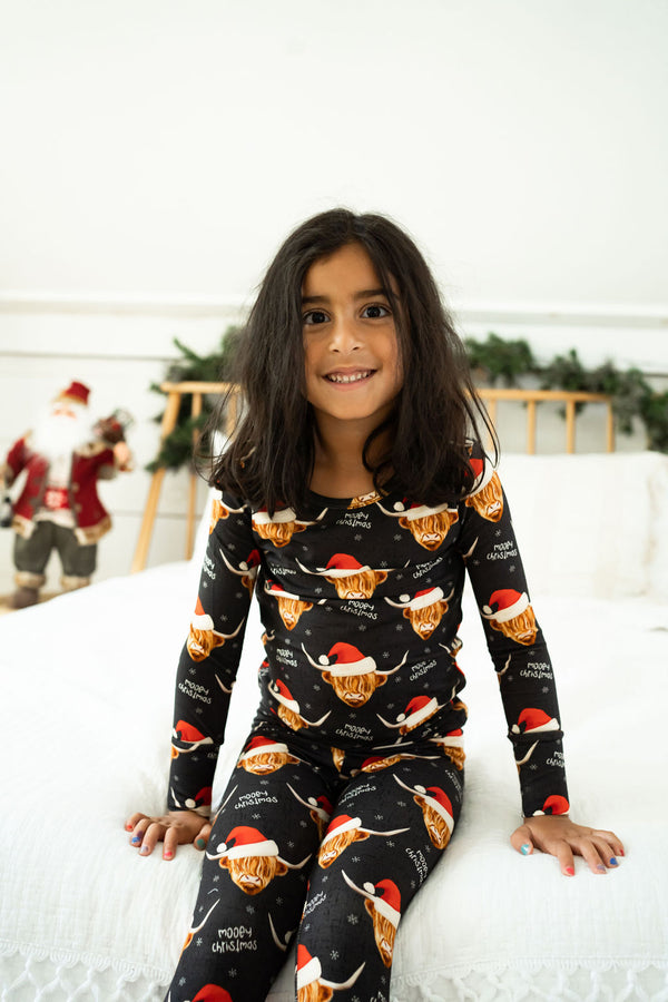 Mooey Christmas Pajama set