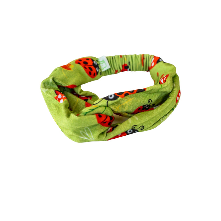 Ladybugs Knotted Headband - Pure Bambinos