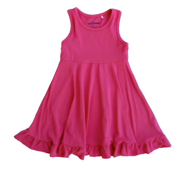 Hot Pink Tank Journey Dress - Pure Bambinos