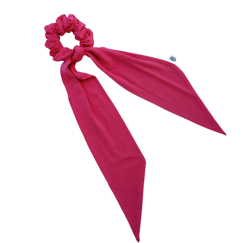 Hot Pink Scrunchy Scarf - Pure Bambinos