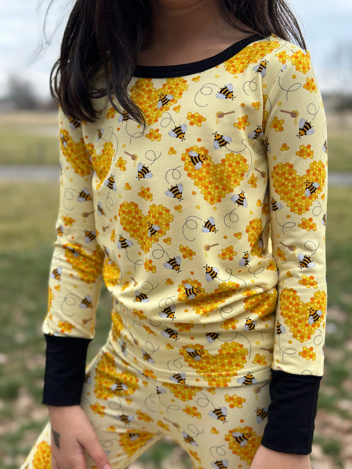 Bee Mine Pajama set - Pure Bambinos