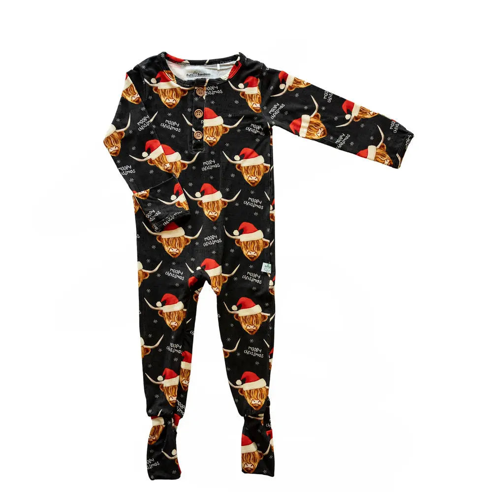 Mooey Christmas Convertible Romper - Pure Bambinos