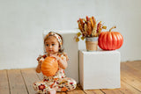 The one with Autumn Ruffle Romper - Pure Bambinos