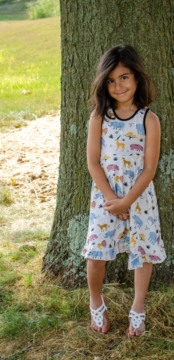 Safari Tank Journey Dress - Pure Bambinos