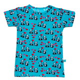 Pandas and Hearts Tshirt - Pure Bambinos