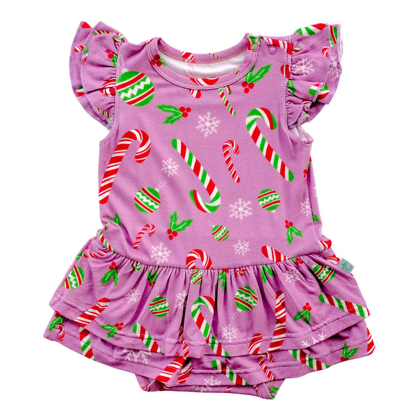 The one with the Candy Canes Twirl Bodysuit - Pure Bambinos