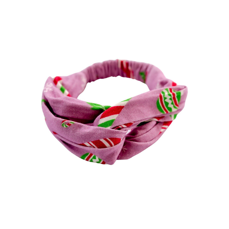 The one with the Candy Canes Knotted Headband - Pure Bambinos